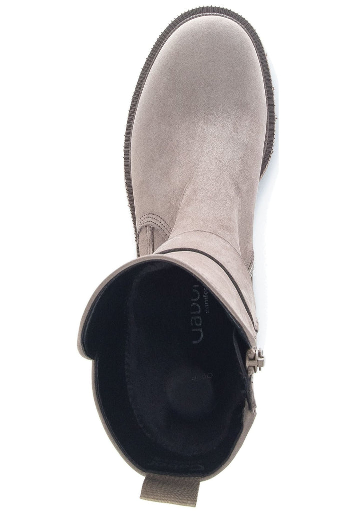 Gabor Stiefelette Nubukleder Fango