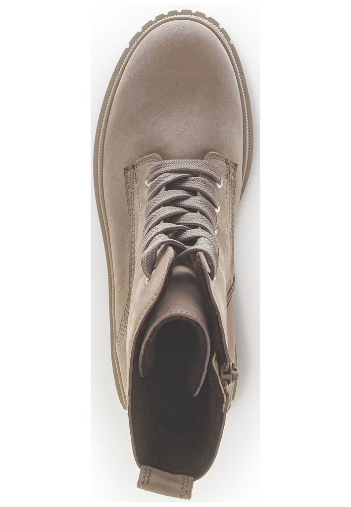 Gabor Stiefelette Nubukleder Leinen