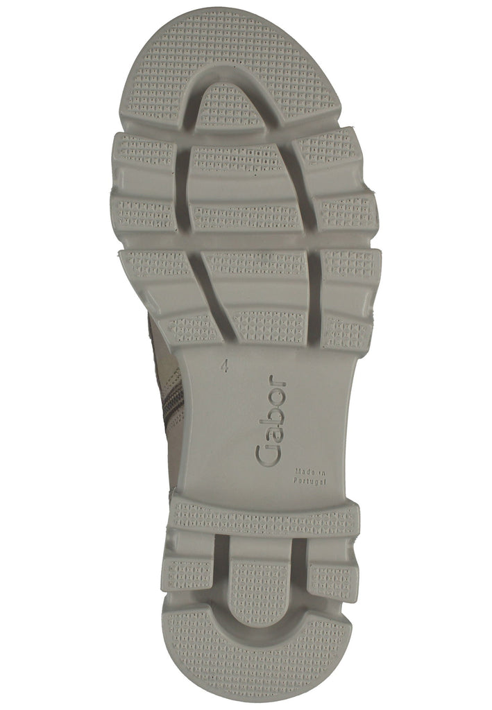 Gabor Stiefelette Nubukleder Leinen