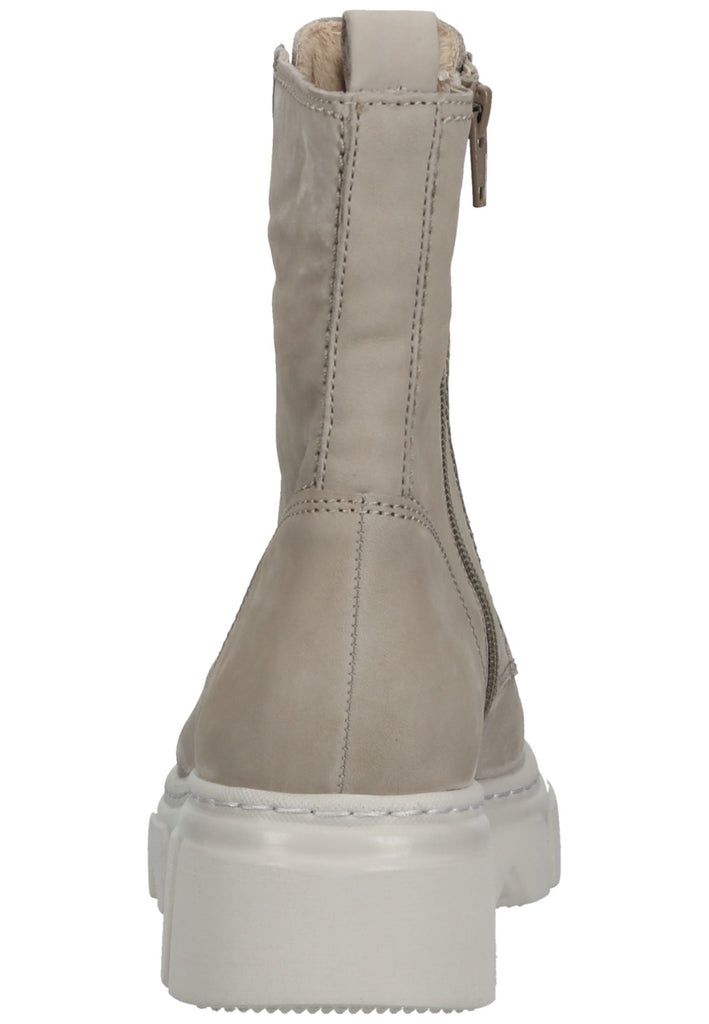 Gabor Stiefelette Nubukleder Leinen