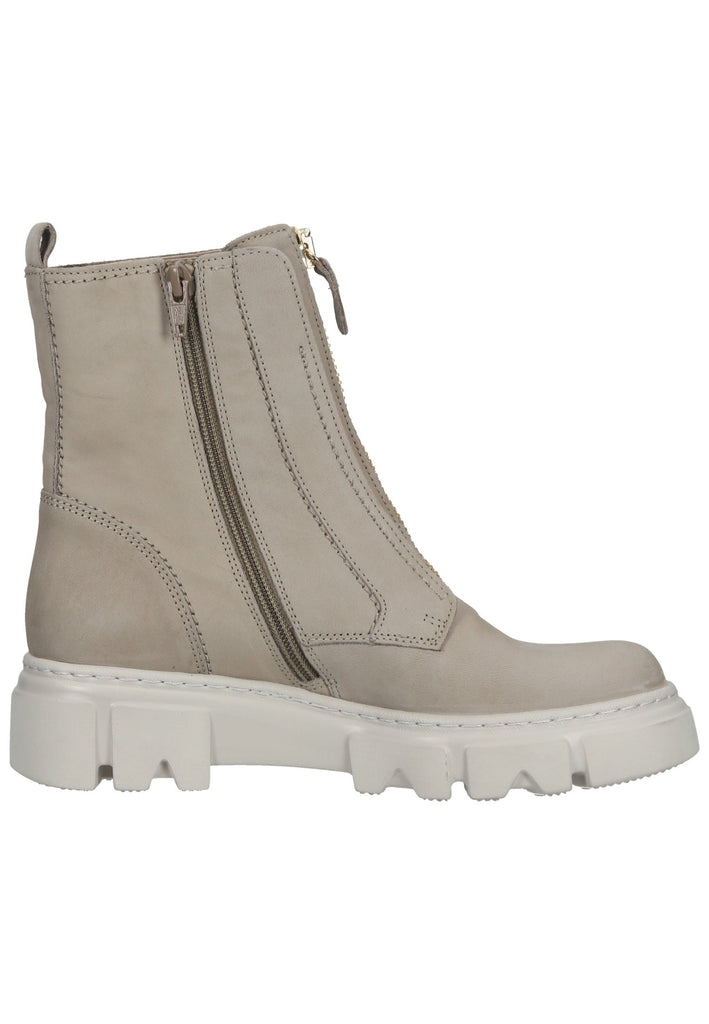 Gabor Stiefelette Nubukleder Leinen