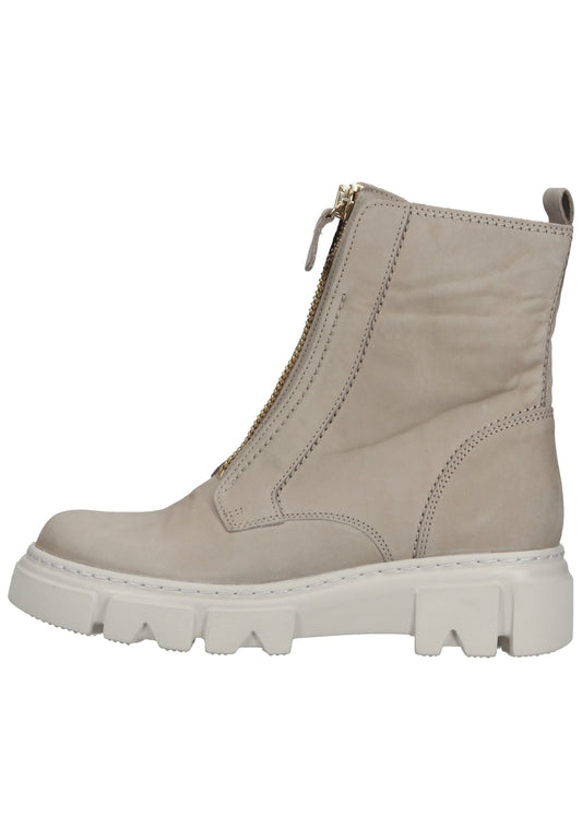 Gabor Stiefelette Nubukleder Leinen