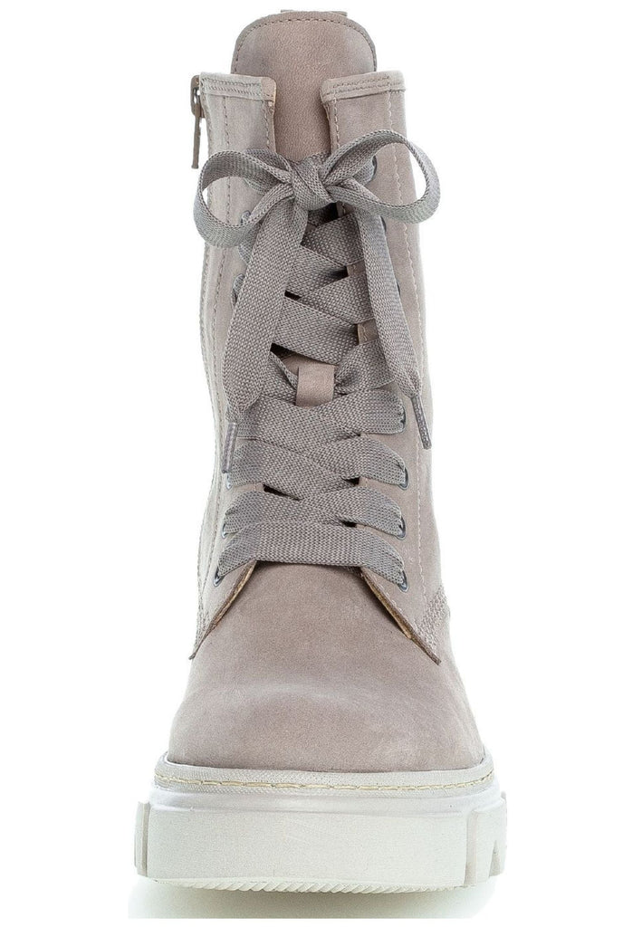 Gabor Stiefelette Nubukleder Leinen