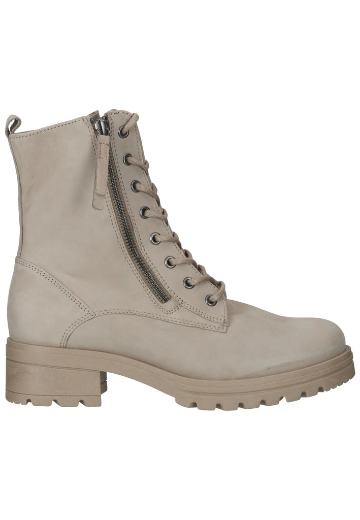 Gabor Stiefelette Nubukleder Leinen Warmfutter
