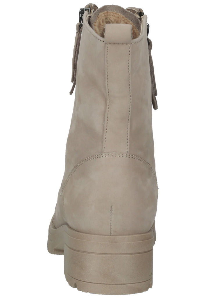 Gabor Stiefelette Nubukleder Leinen Warmfutter