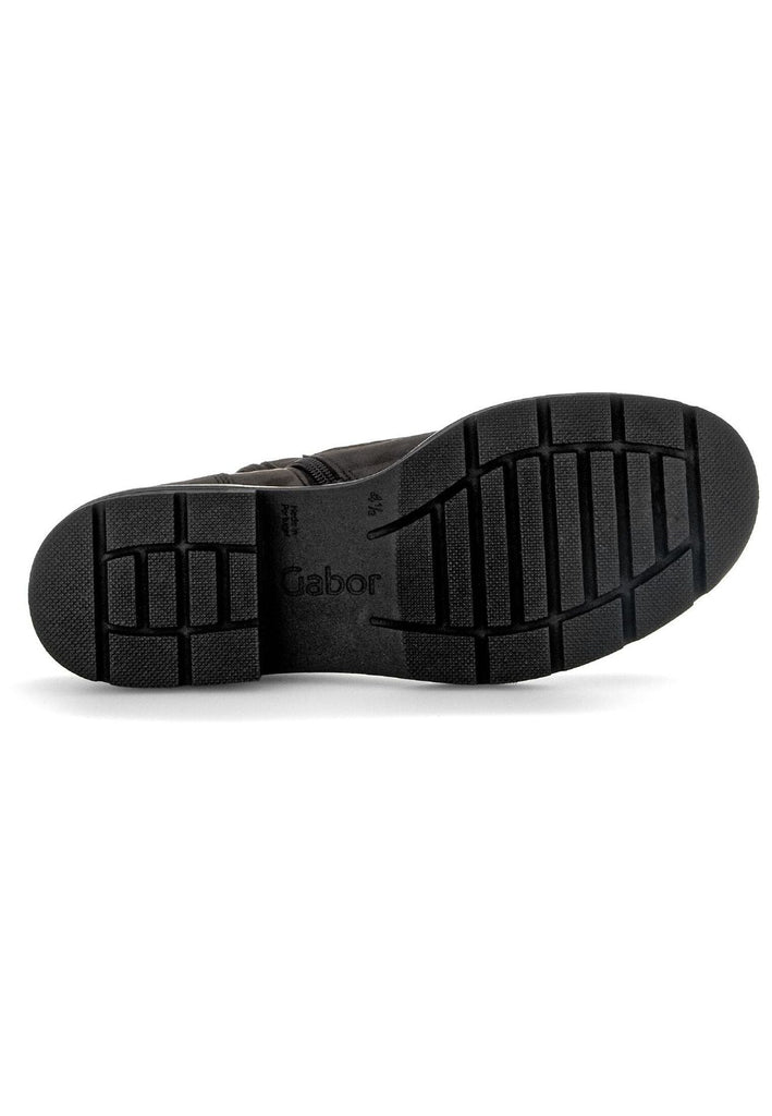 Gabor Stiefelette Nubukleder Pepper Warmfutter