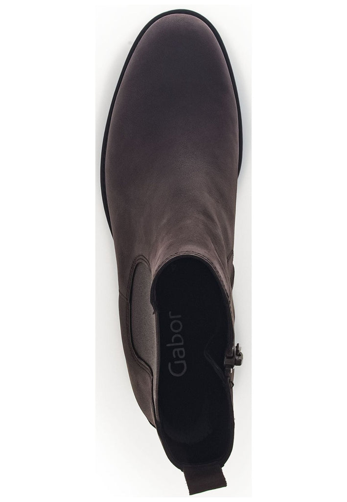 Gabor Stiefelette Nubukleder/Textil Pepper