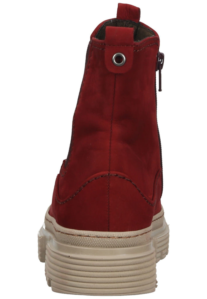 Gabor Stiefelette Nubukleder/Textil Rot