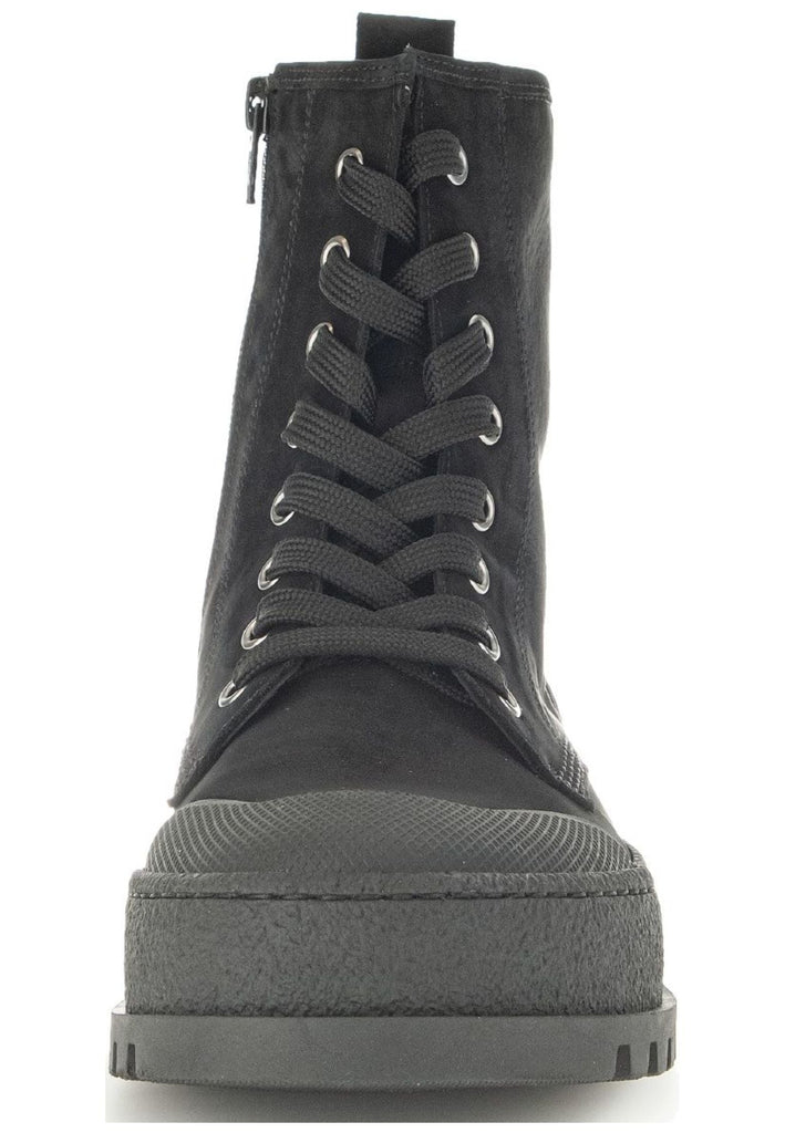 Gabor Stiefelette Nubukleder/Textil Schwarz