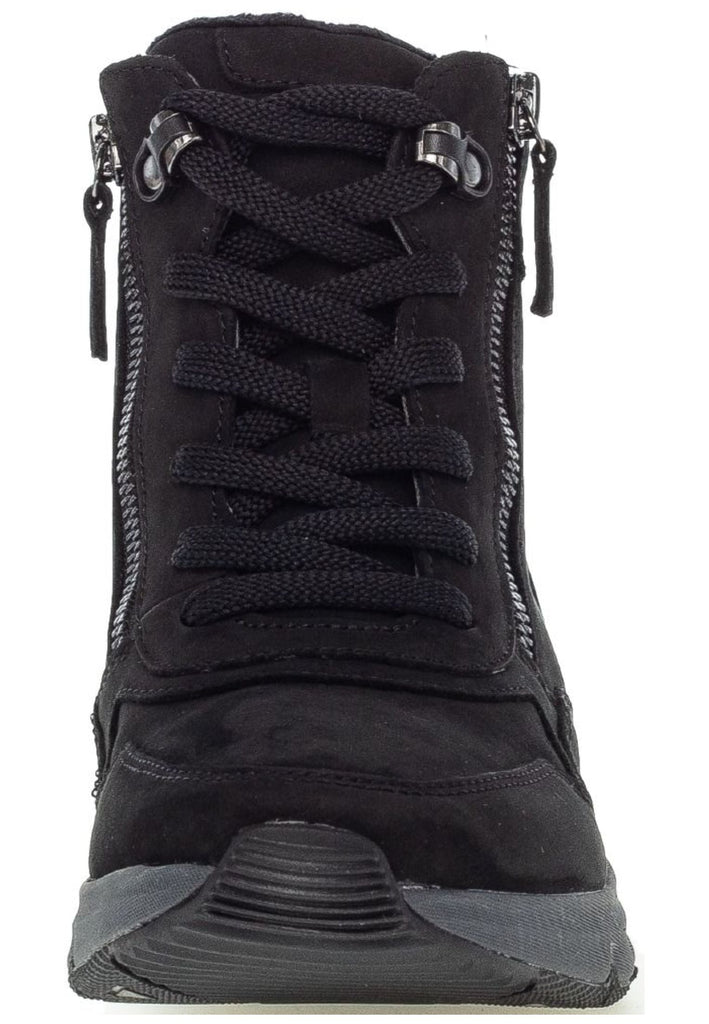 Gabor Stiefelette Nubukleder/Textil Schwarz