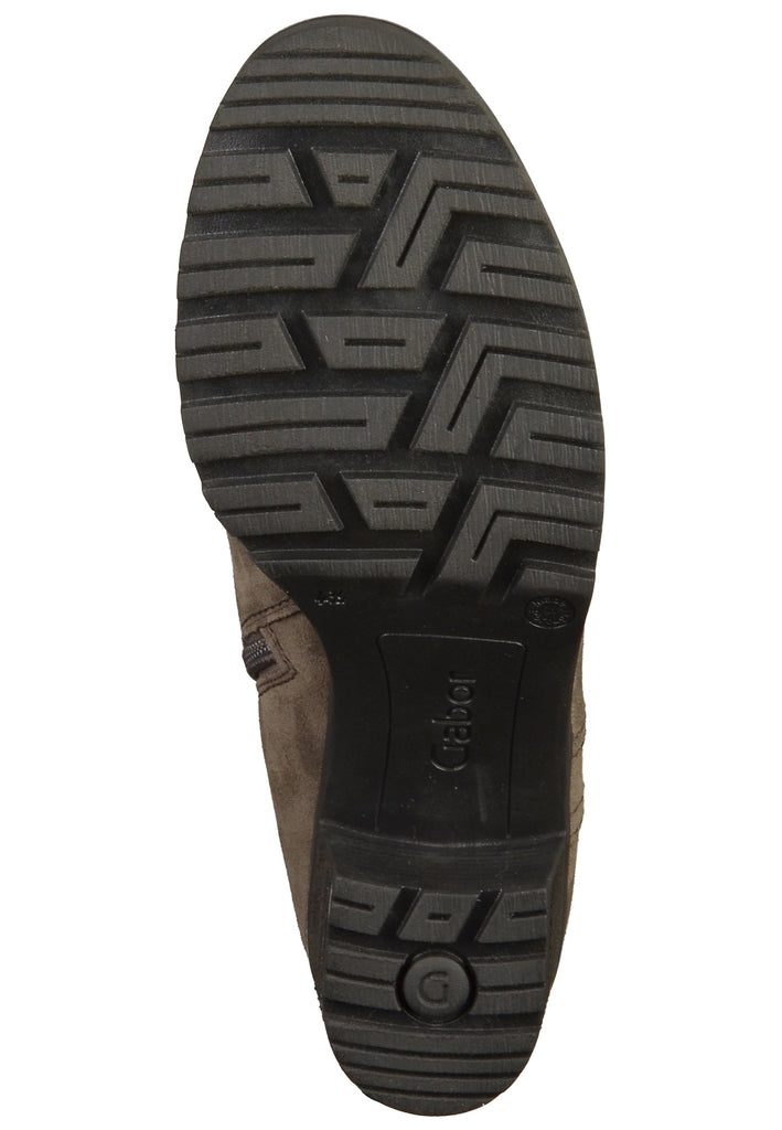 Gabor Stiefelette Veloursleder Anthrazit