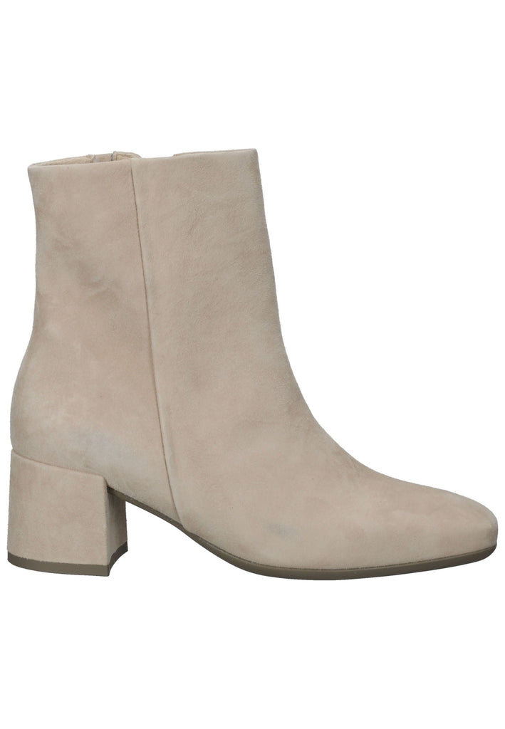 Gabor Stiefelette Veloursleder Beige