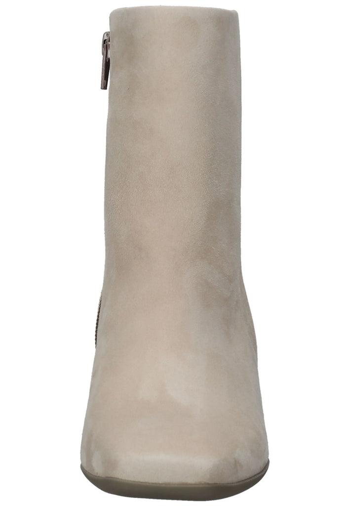Gabor Stiefelette Veloursleder Beige