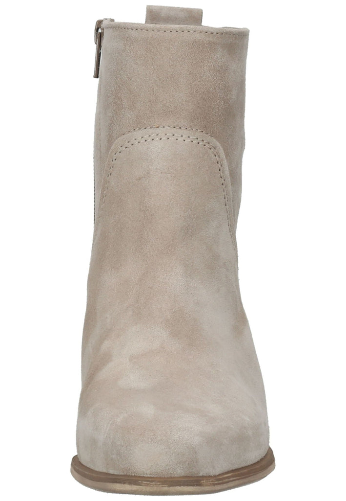 Gabor Stiefelette Veloursleder Beige