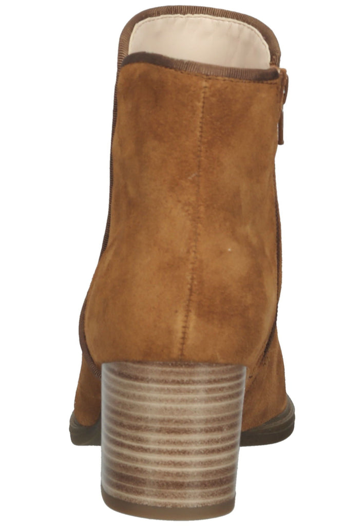 Gabor Stiefelette Veloursleder Beige