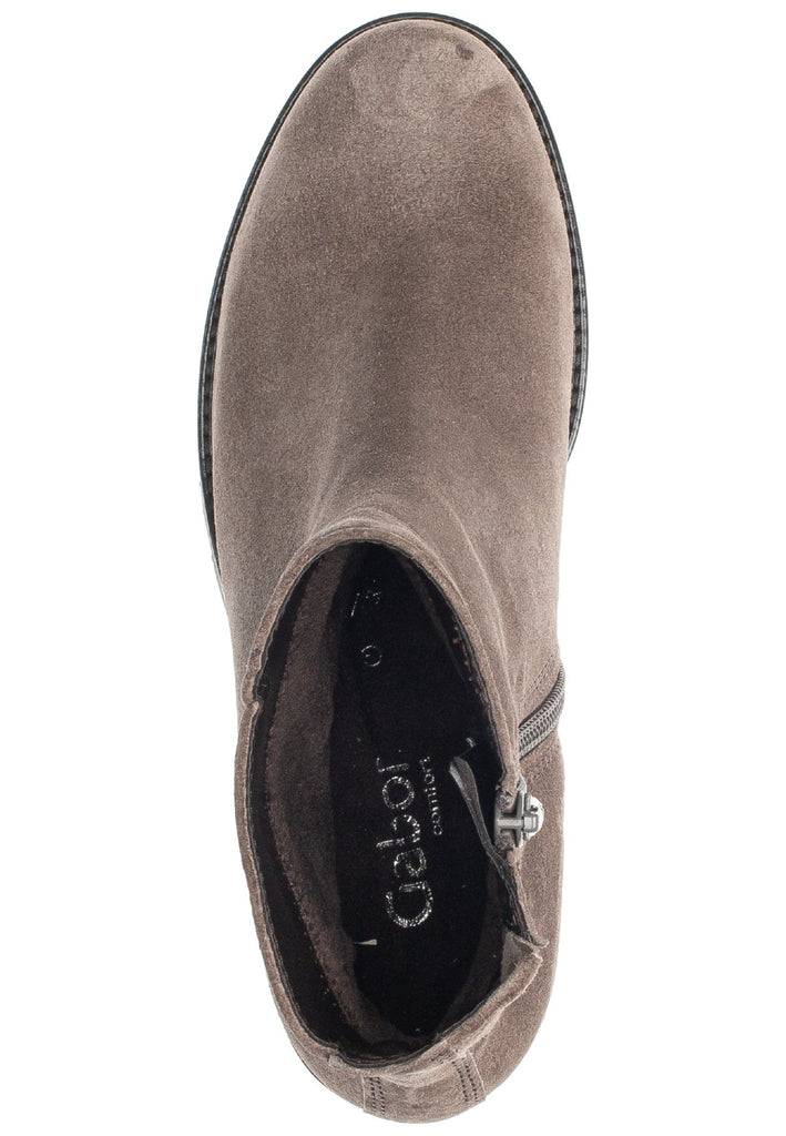 Gabor Stiefelette Veloursleder Braun