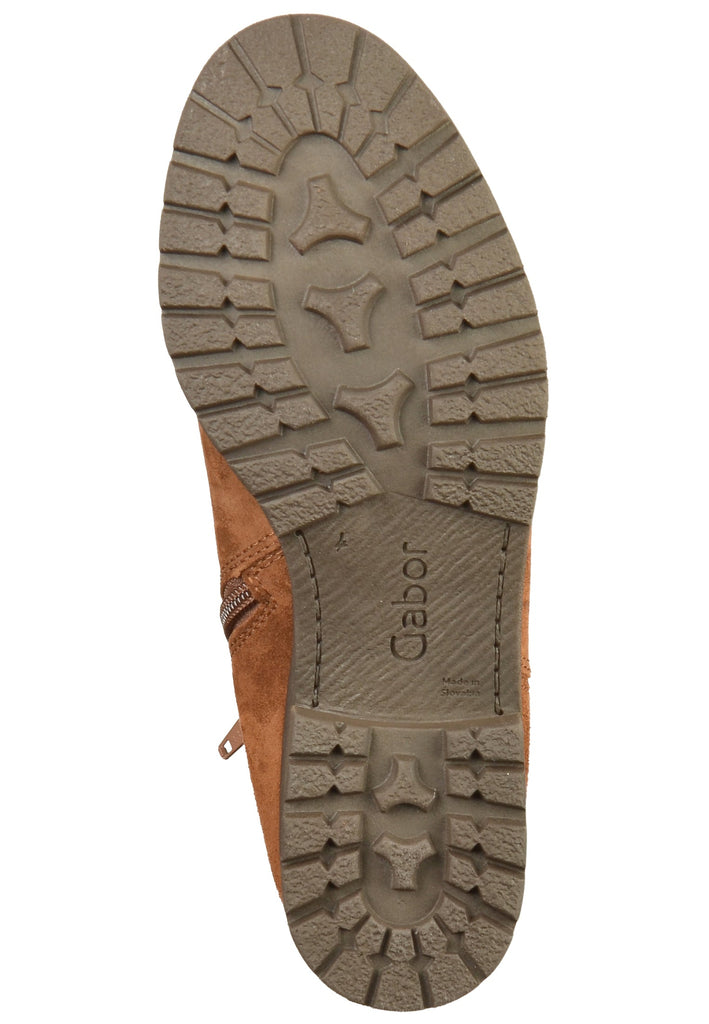 Gabor Stiefelette Veloursleder Braun