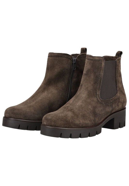 Gabor Stiefelette Veloursleder Braun