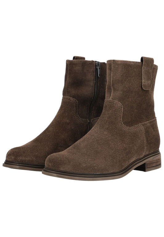 Gabor Stiefelette Veloursleder Braun