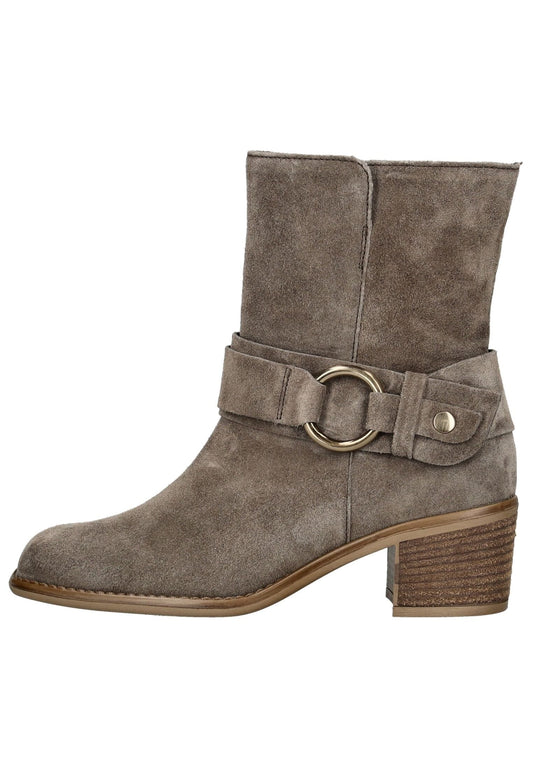 Gabor Stiefelette Veloursleder Braun/Grau
