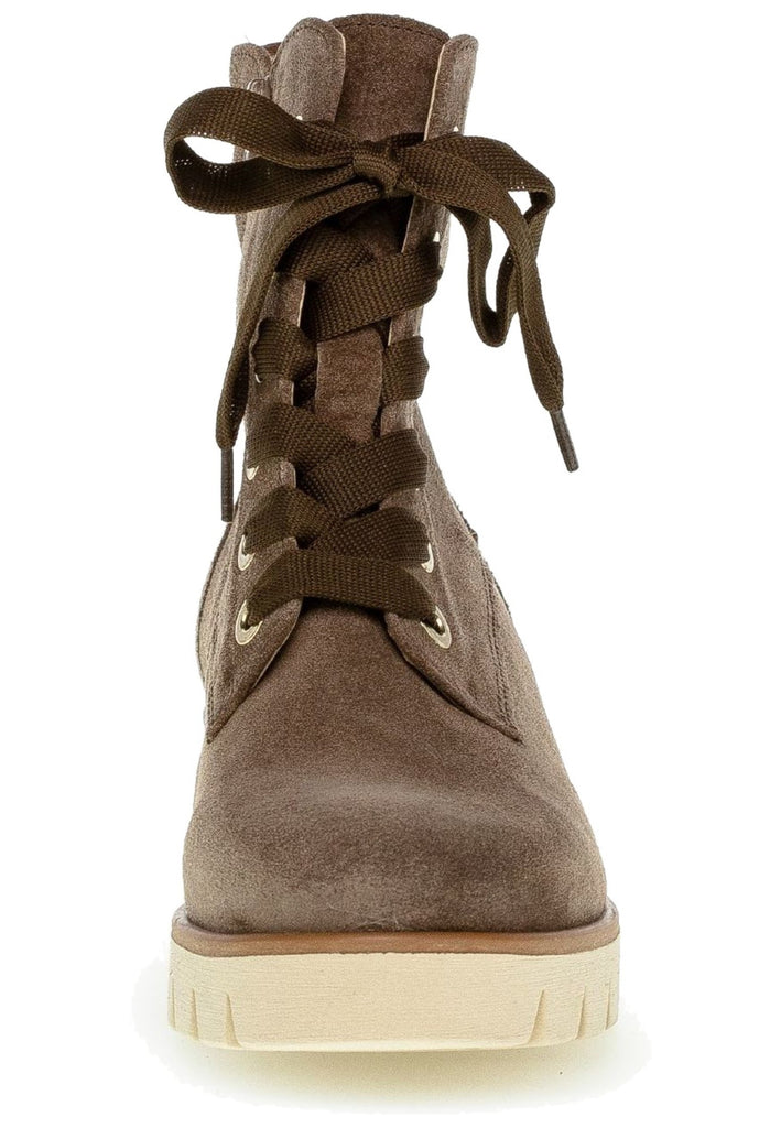 Gabor Stiefelette Veloursleder Braun Warmfutter