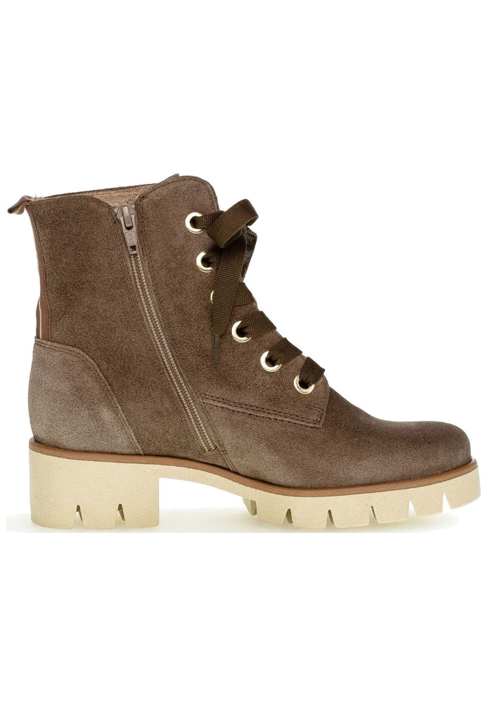 Gabor Stiefelette Veloursleder Braun Warmfutter
