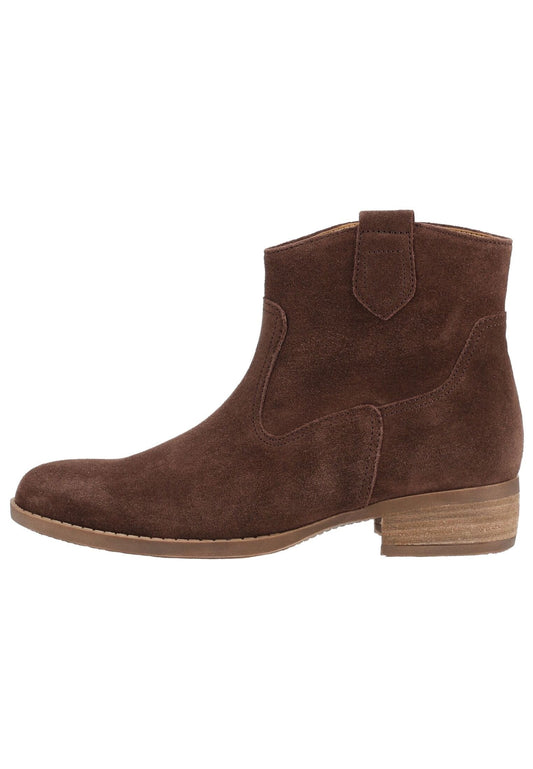 Gabor Stiefelette Veloursleder Cacao