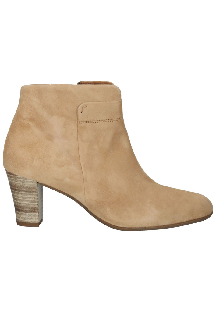 Gabor Stiefelette Veloursleder Caramel