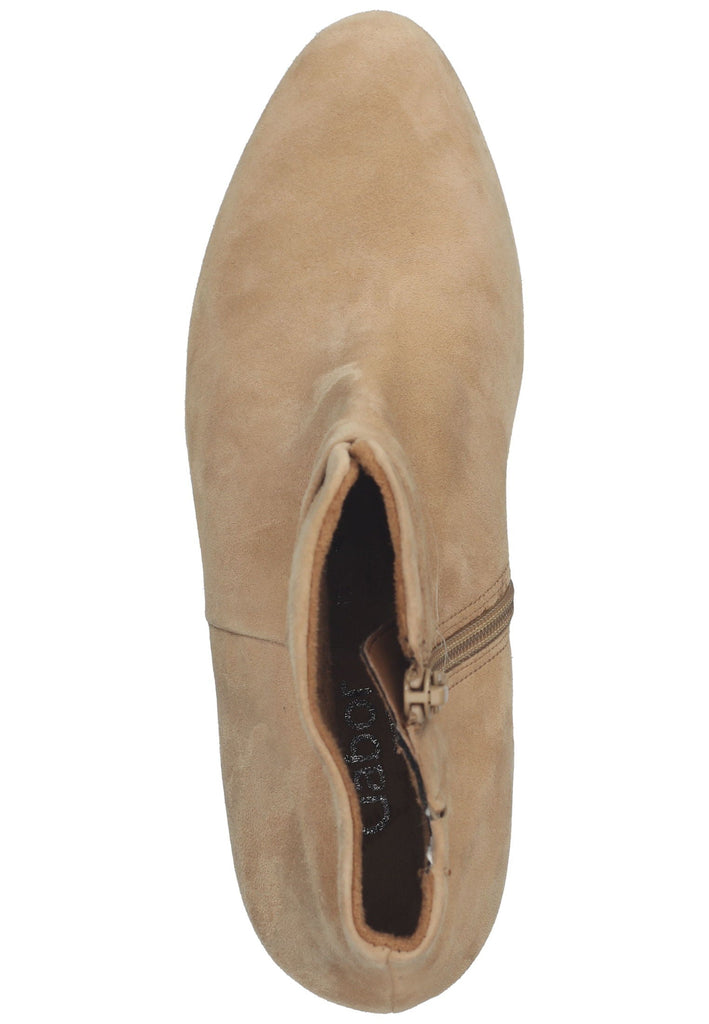 Gabor Stiefelette Veloursleder Caramel