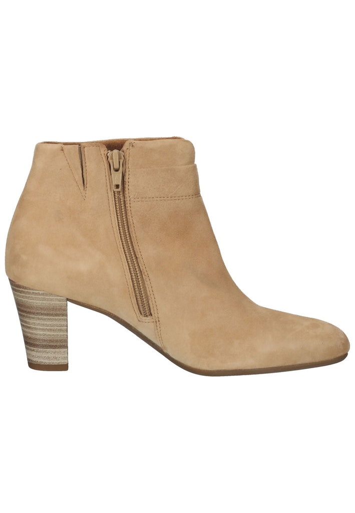 Gabor Stiefelette Veloursleder Caramel
