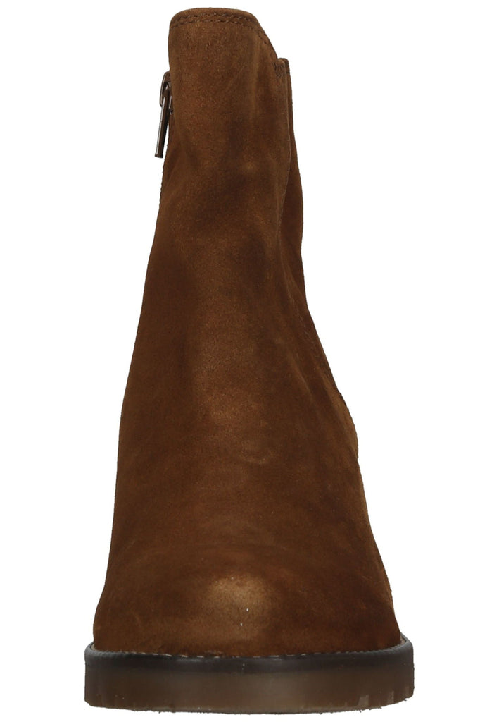 Gabor Stiefelette Veloursleder Cognac
