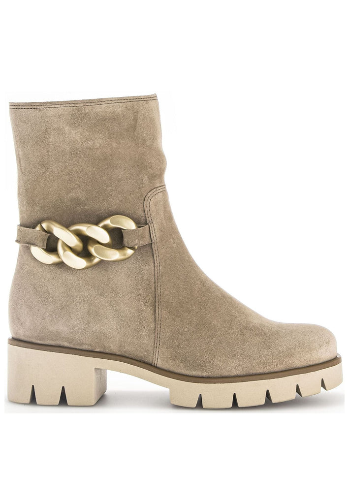Gabor Stiefelette Veloursleder Desert Warmfutter