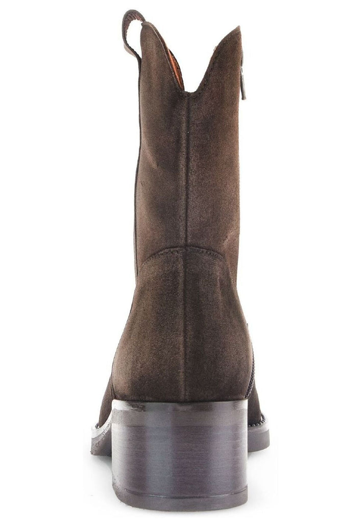 Gabor Stiefelette Veloursleder Dunkelbraun