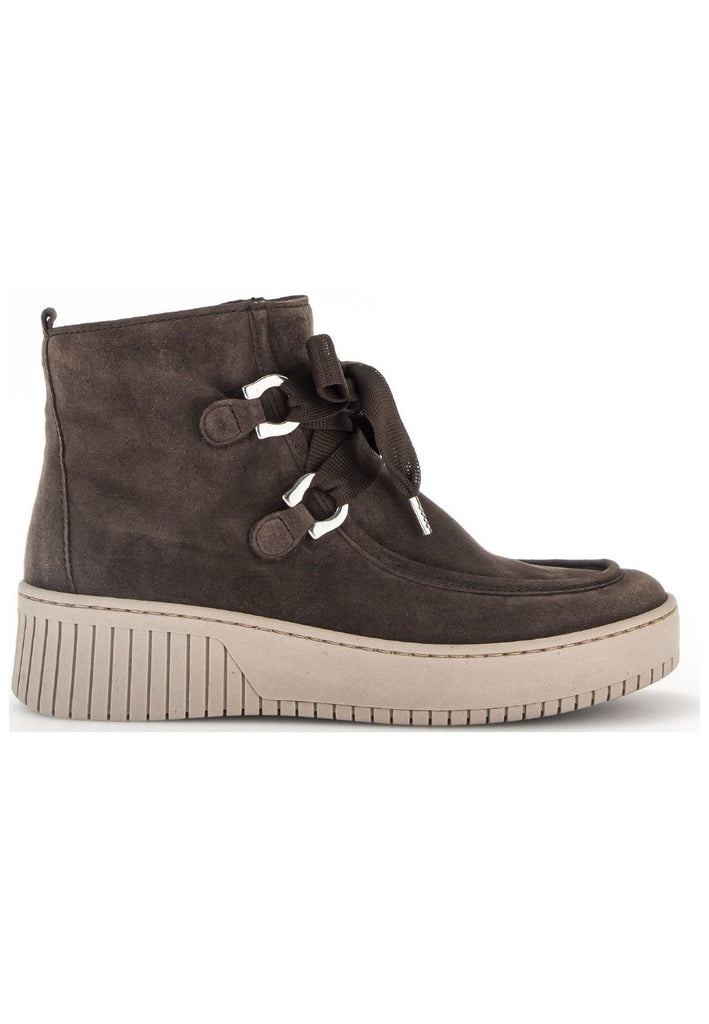 Gabor Stiefelette Veloursleder Dunkelbraun