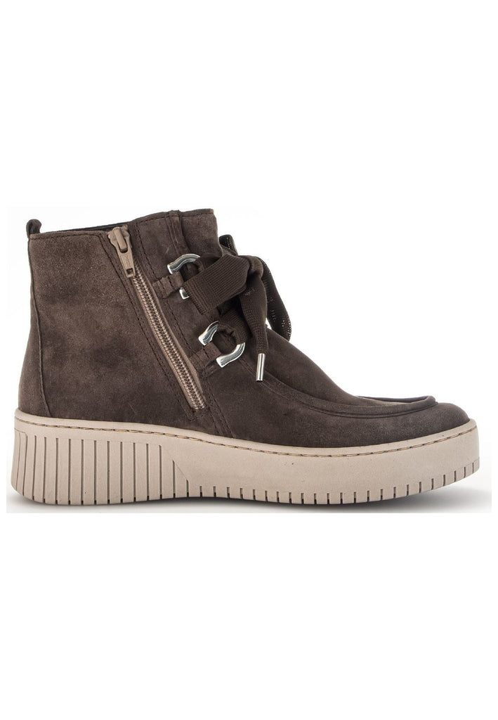 Gabor Stiefelette Veloursleder Dunkelbraun
