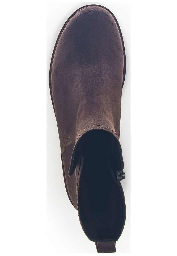 Gabor Stiefelette Veloursleder Dunkelbraun