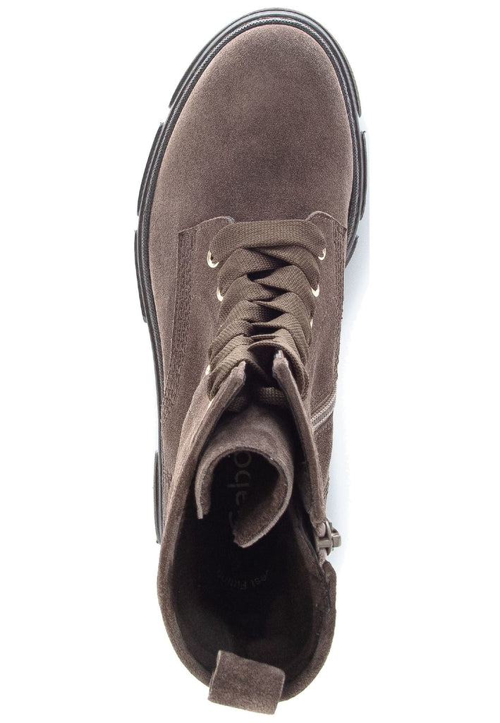 Gabor Stiefelette Veloursleder Dunkelbraun