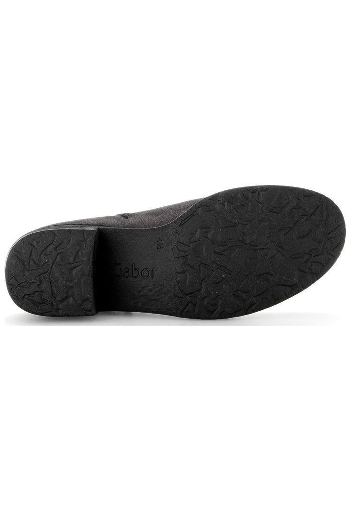 Gabor Stiefelette Veloursleder Dunkelgrau