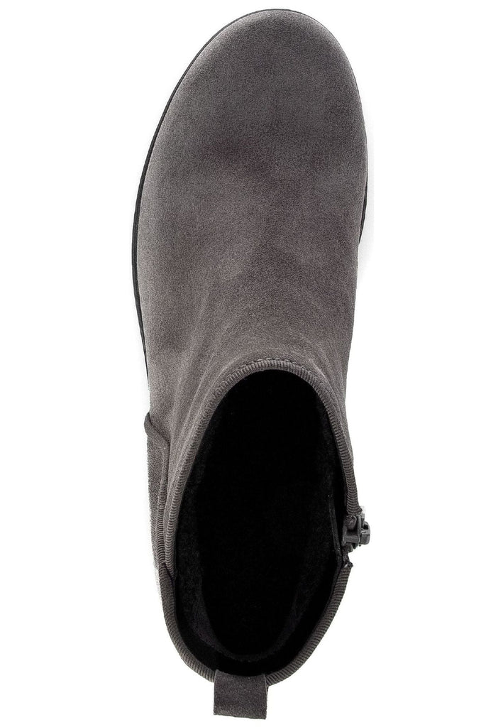 Gabor Stiefelette Veloursleder Dunkelgrau