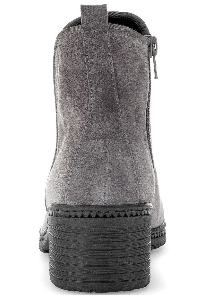 Gabor Stiefelette Veloursleder Dunkelgrau