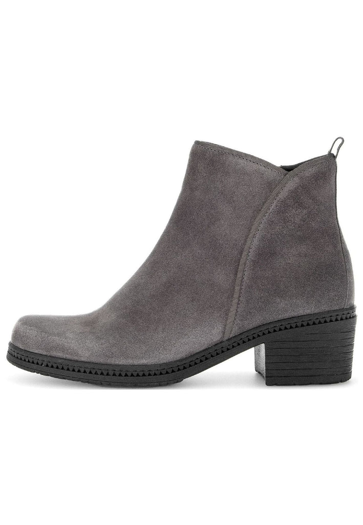 Gabor Stiefelette Veloursleder Dunkelgrau