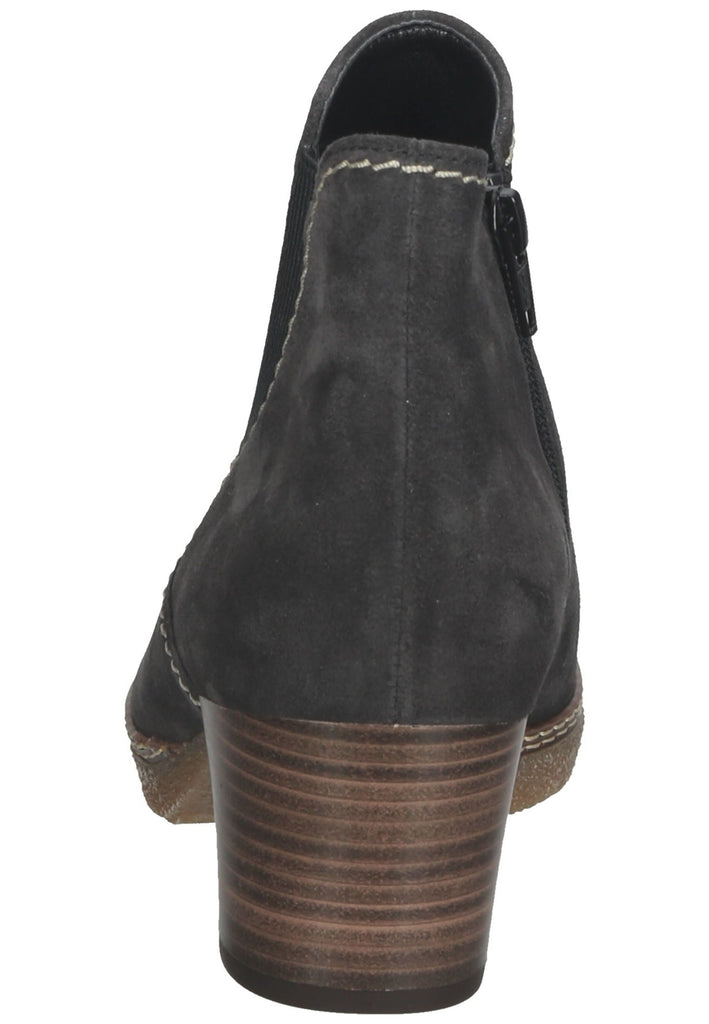 Gabor Stiefelette Veloursleder Dunkelgrau