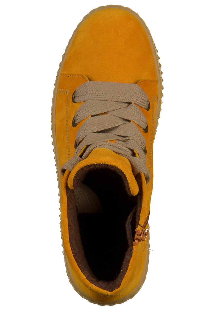 Gabor Stiefelette Veloursleder Gelb