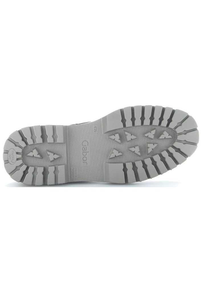 Gabor Stiefelette Veloursleder Grau