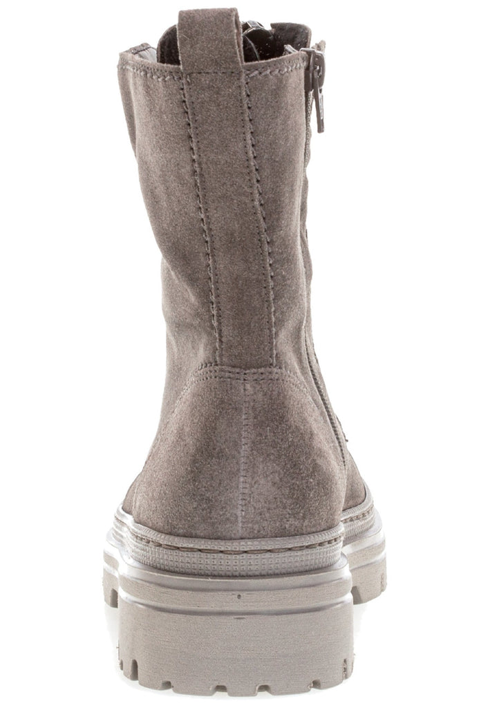 Gabor Stiefelette Veloursleder Grau