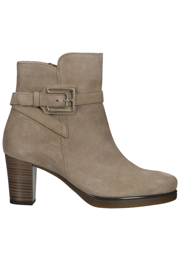 Gabor Stiefelette Veloursleder Hellbraun