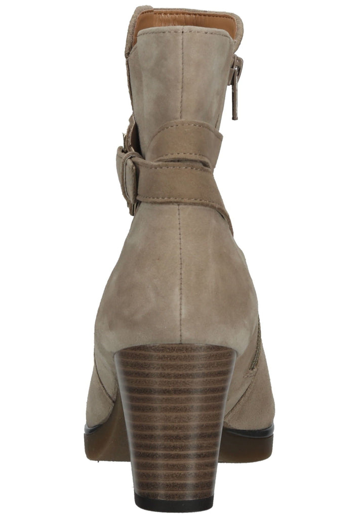 Gabor Stiefelette Veloursleder Hellbraun