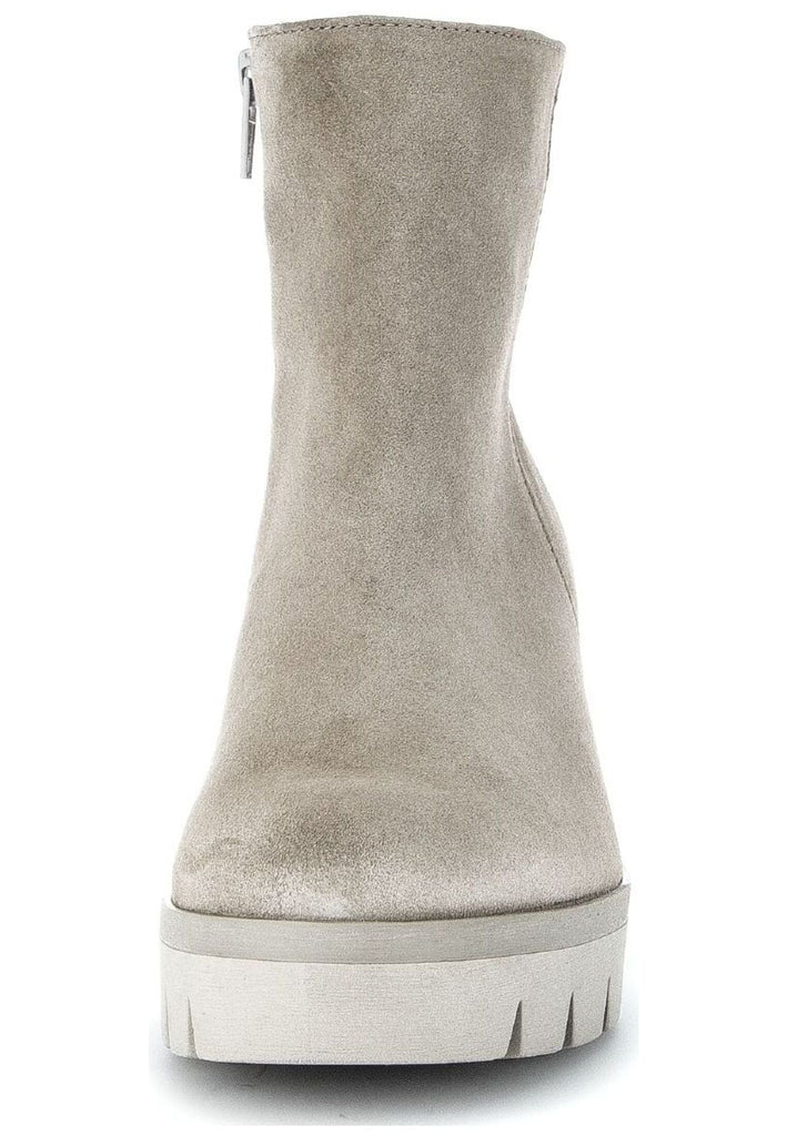 Gabor Stiefelette Veloursleder Kiesel Warmfutter