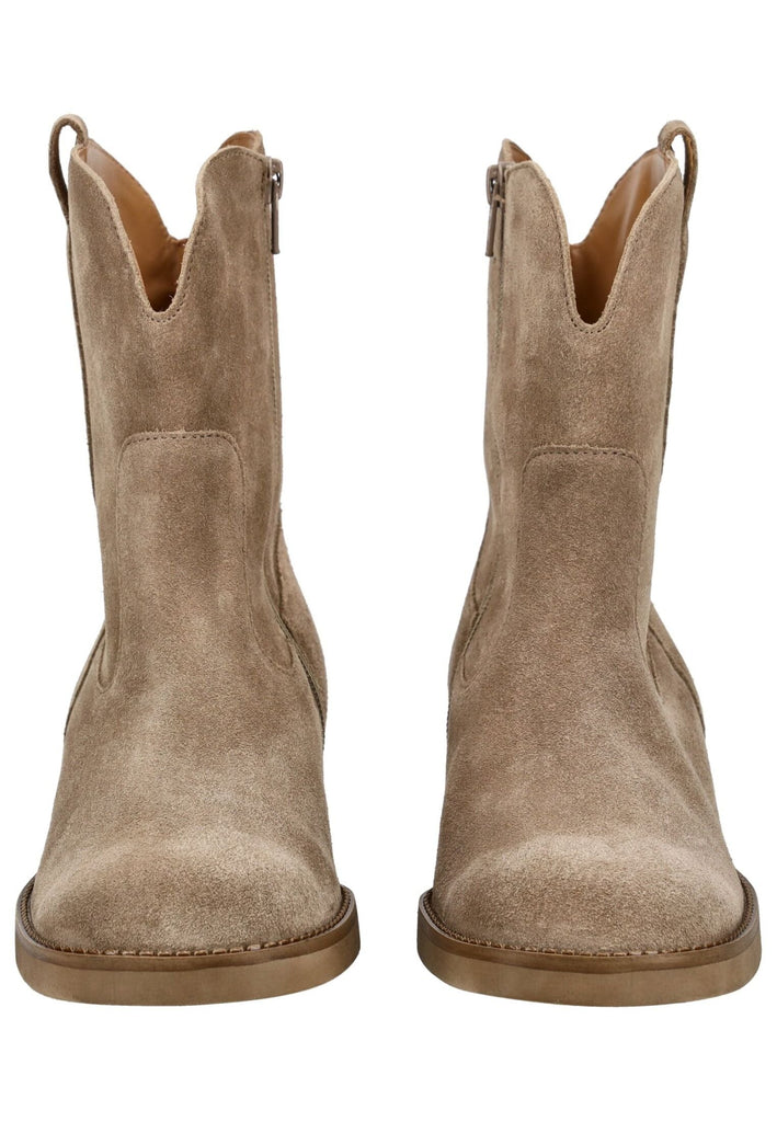 Gabor Stiefelette Veloursleder Mittelbraun