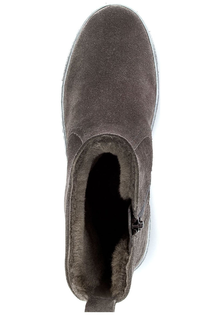 Gabor Stiefelette Veloursleder Pepper